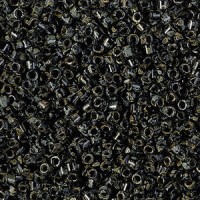 Miyuki delica beads 10/0 - Black picasso DBM-2261